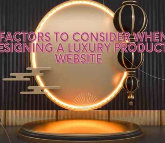 Luxury Product Website