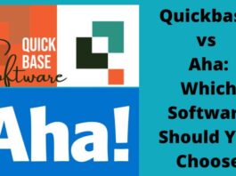 Quickbase vs Aha Software